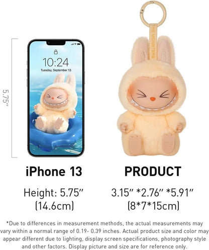 Labubu Plush Bunny Toy for Kids, Soft Plush, Multicolor