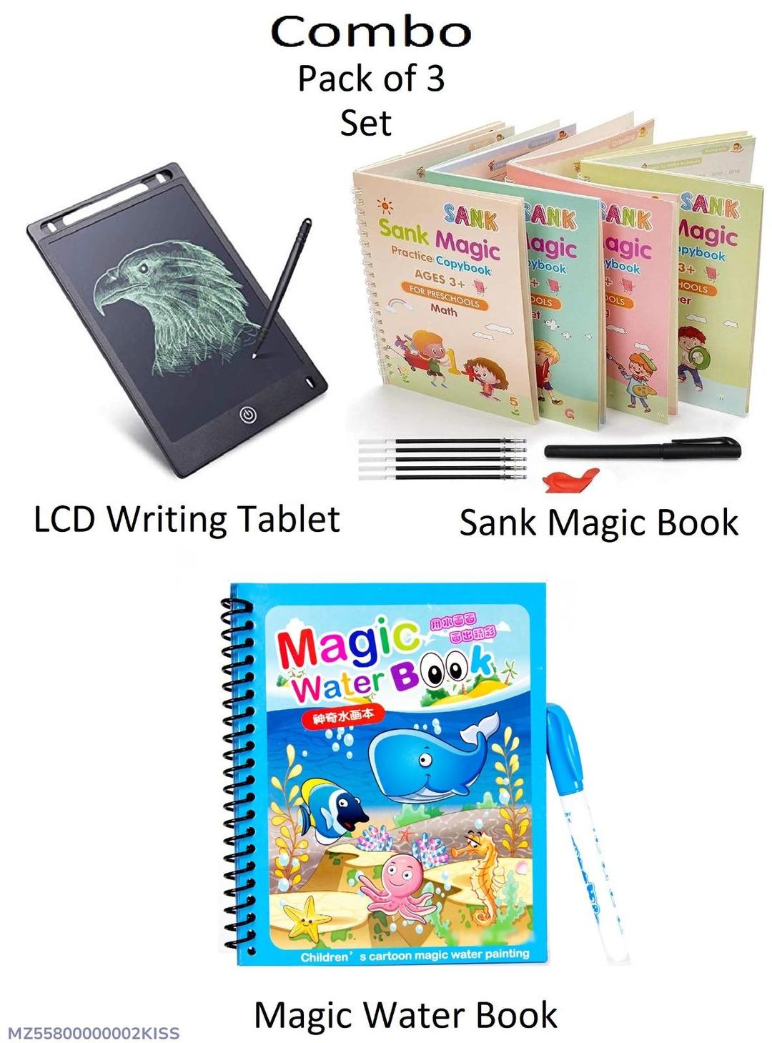 Kids Art & Craft Set with LCD Tablet & Water Book