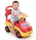 Pink Kids Riding Car with Music & Lights