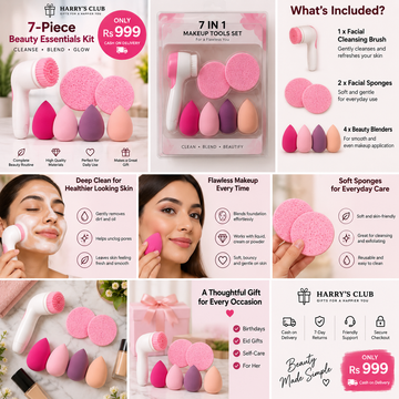 Harry's Club 7-Piece Beauty Essentials Kit - Rs 999