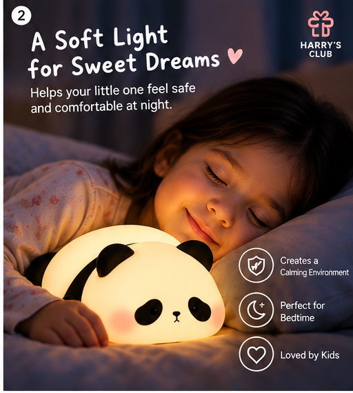 Panda Night Lamp soft bedtime light